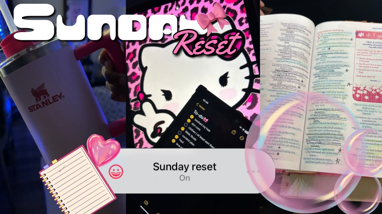 ⋆ ˚｡⋆୨୧˚⋆ ˚｡⋆ Sunday Reset🎀🫧 ⋆ ˚｡⋆୨୧˚⋆ ˚｡⋆ | WASH DAY| SKIN CARE| BIBLE STUDY| CHIT CHAT| HAUL| ⋆⋆୨୧