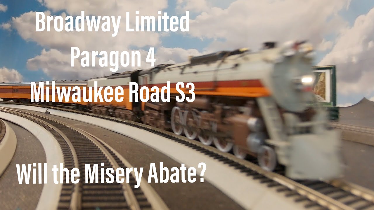Подробный обзор: Broadway Limited Paragon 4 Milwaukee Road S3 &mdash; ещё один неисправный, дымящийся а...