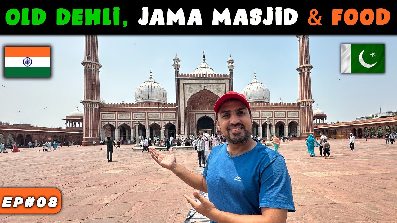 🇮🇳 OLD DELHI JAMA MOSQUE and MATIA MAHAL FOOD STREET [EP-08]