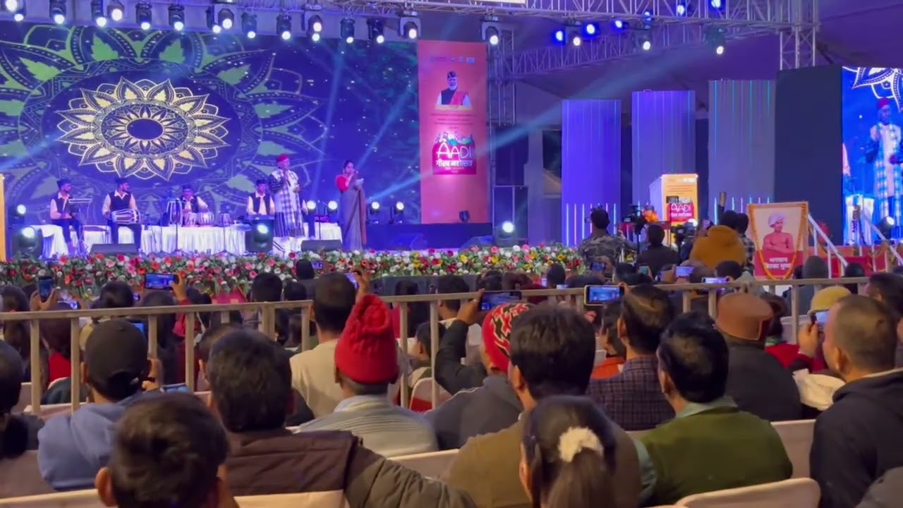 🎵 Narendra Singh Negi Live in Dehradun | Garhwali Song | Adi Gaurav Mahotsav 2025