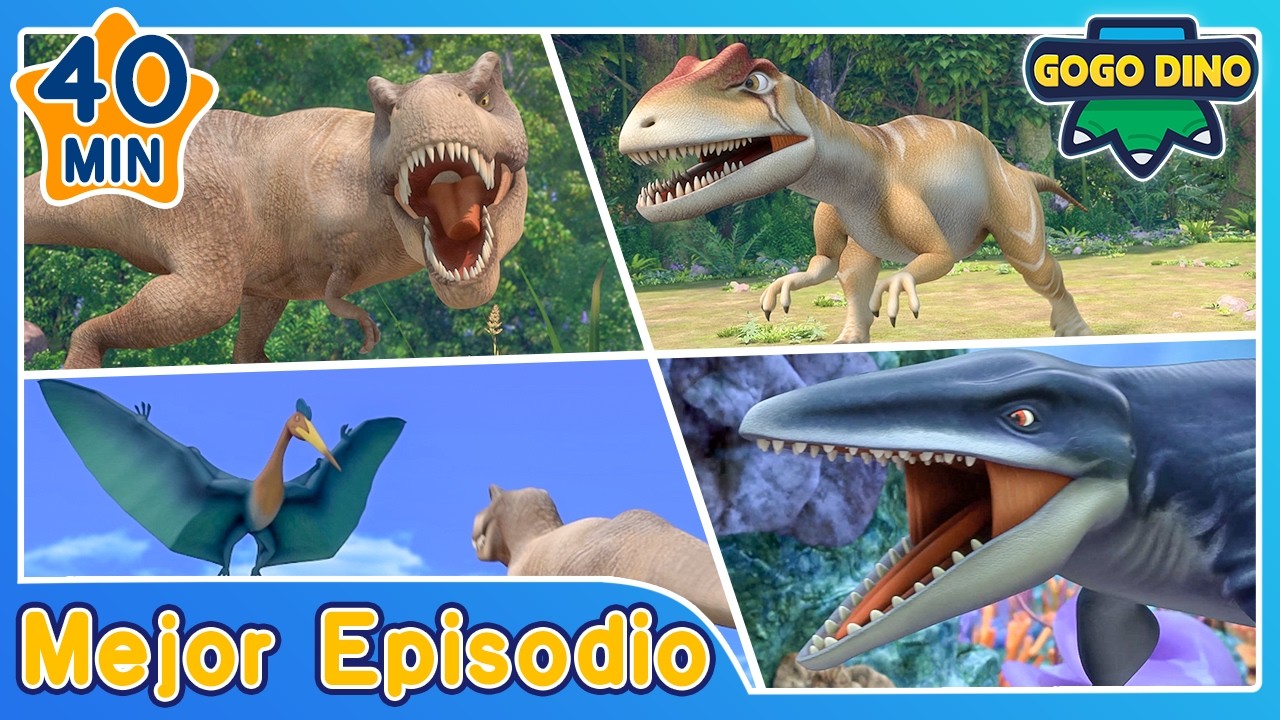 🦖 GOGODINO | Colección de Dinosaurios Súper Peligrosos ⚠️ | Animación Española | Dibujos Animados