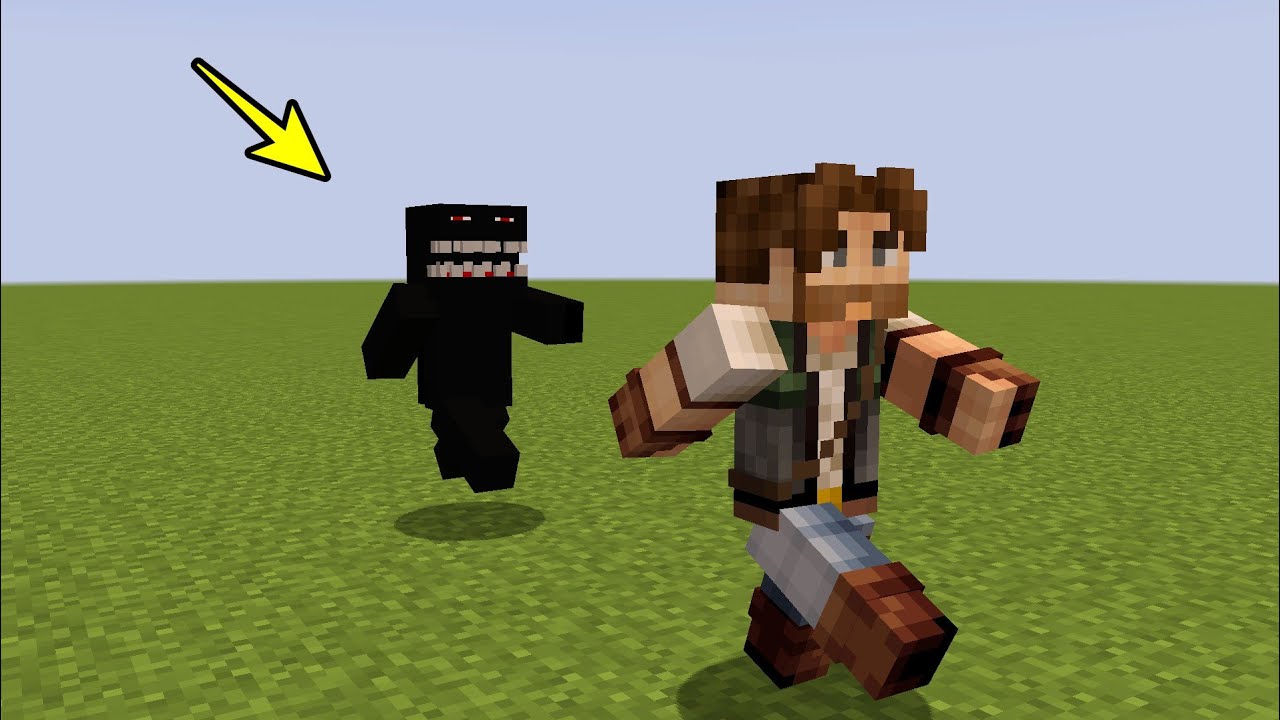 فلم ماين كرافت : هذا المخلوق يطاردني وين ما رحت !!؟ 🔥😱
