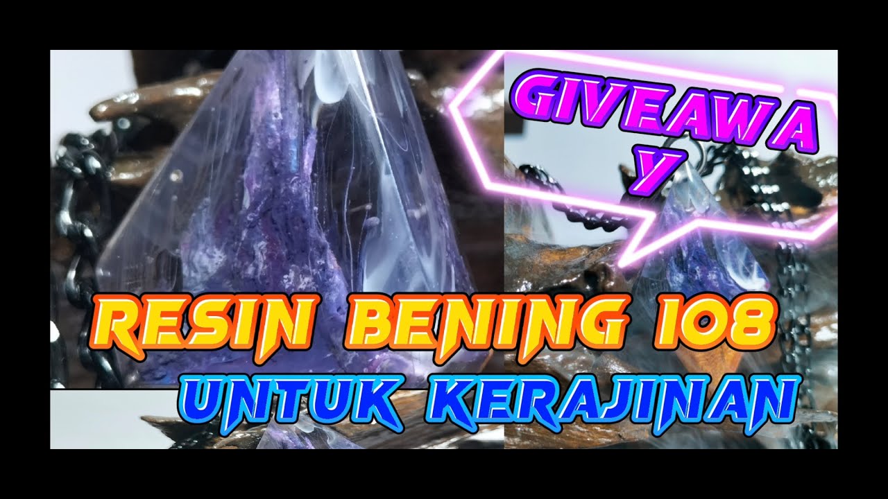 RESIN BENING 108 UNTUK SEMUA KERAJINAN