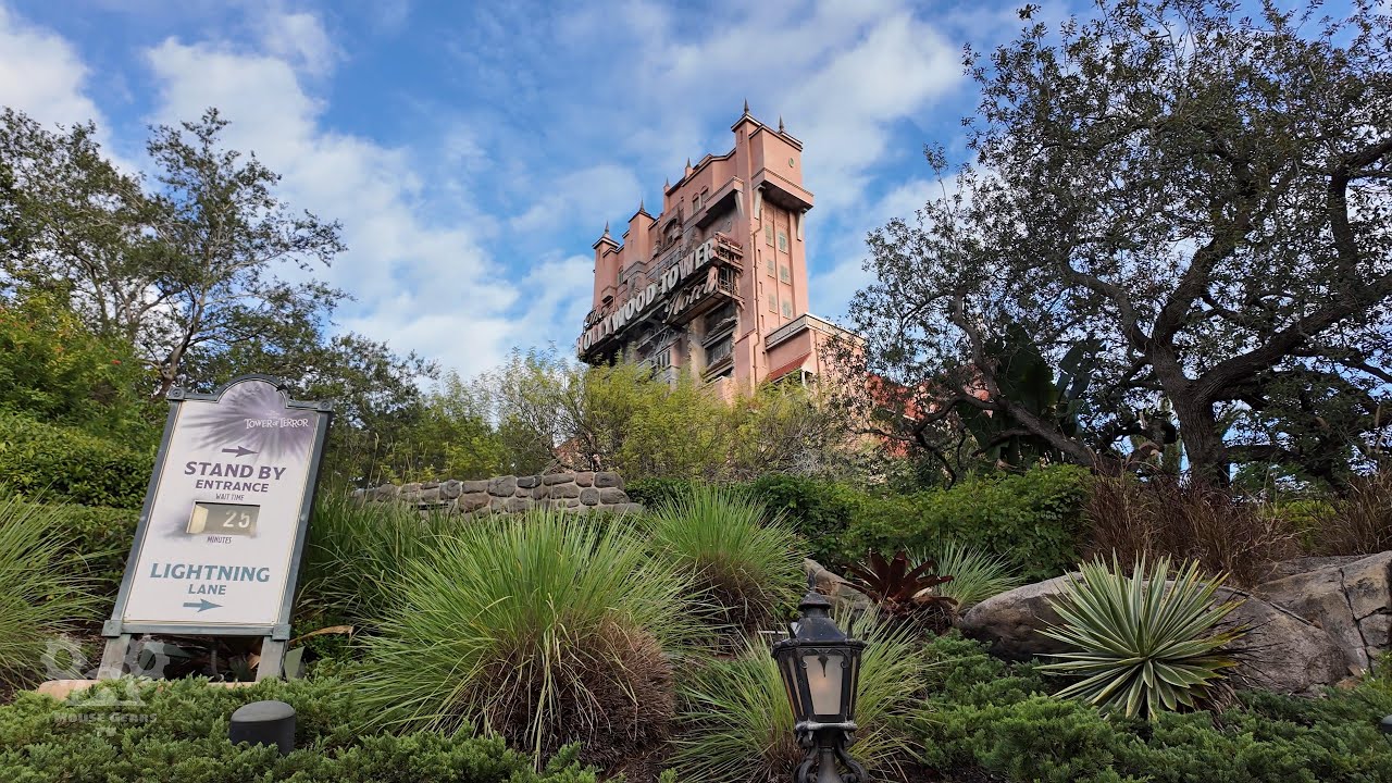 2x Tower of Terror On Ride Rope Drop [4K] - Early Entry - Hollywood Studios at WDW