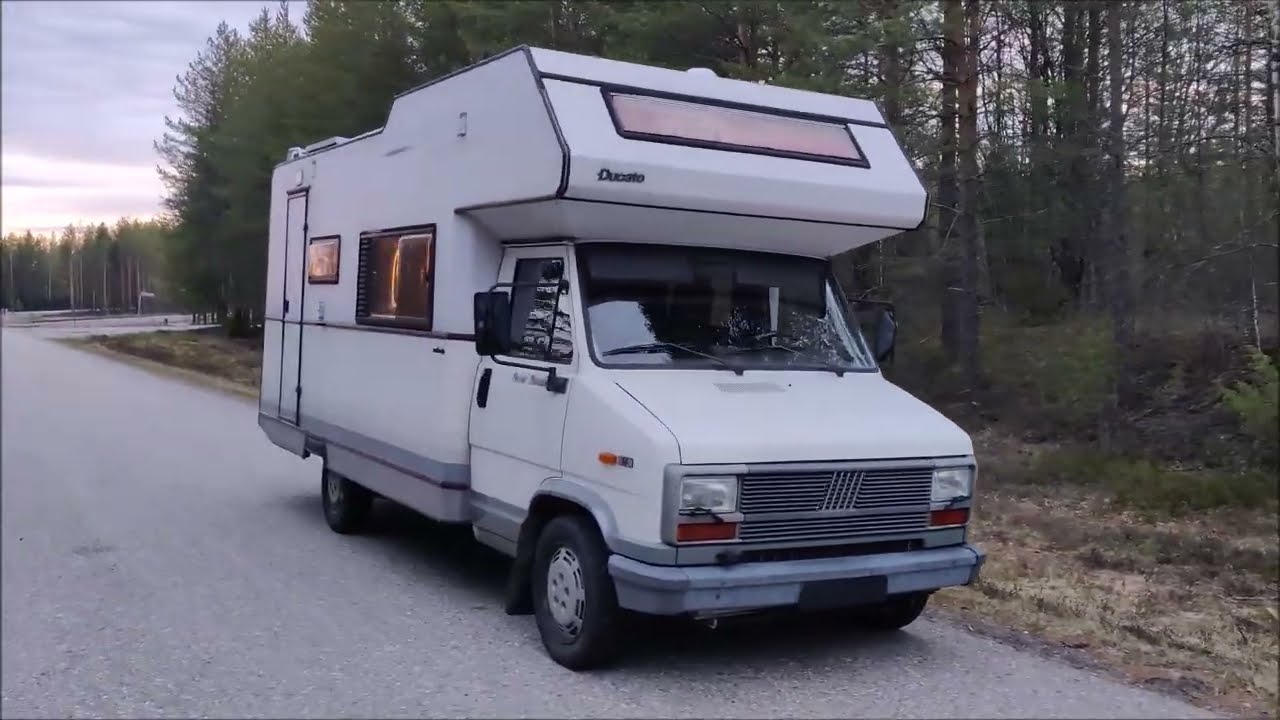 *Old Motorhome* Fiat Ducato 2.5 Turbo Diesel 1990 (In Depth Tour, Start Up, Engine, Test Drive)