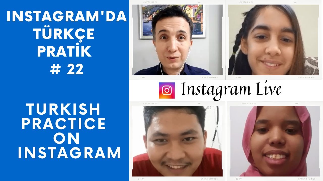 ✅ #LearnTurkish​​​​​​​​​​​​​​​ | Instagram'da Türkçe Pratik # 22 Turkish Practice on Instagram