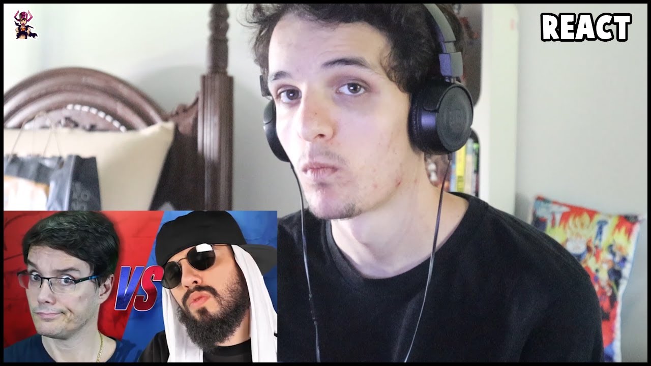 REACT BATALHA DE YOUTUBERS & RESPONDENDO COMENT&Aacute;RIOS
