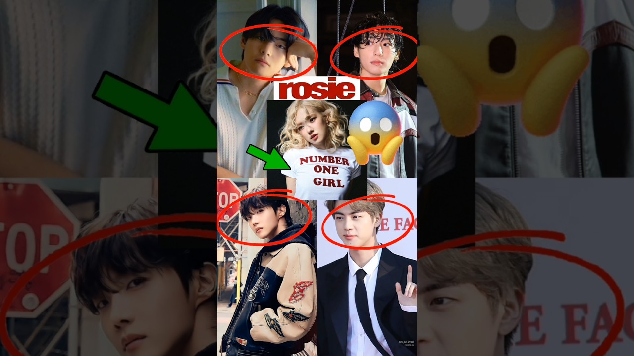 BTS Supporting ros&eacute; album Rosie 😭💜!! #bts #ros&eacute; #ros&eacute;apt #apt #rosie #album #blackpink #shorts #fyp