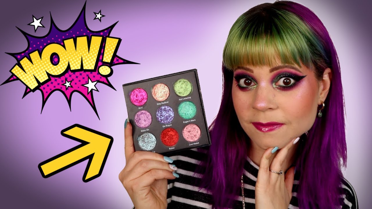 THE palette that you all wanted to see more looks with.... Its Bel Cosmetic break the rules palette
