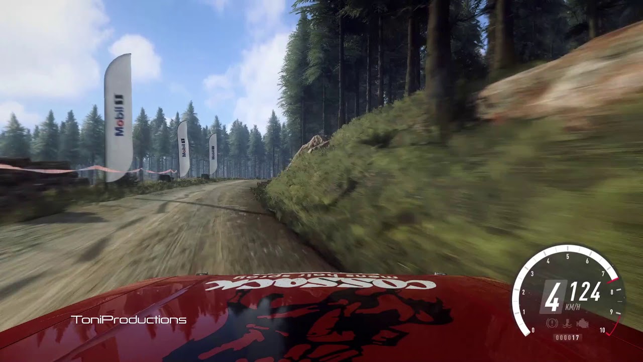 SS3-8 of Rally Scotland with the old Finnish style - Ford Escort MKII