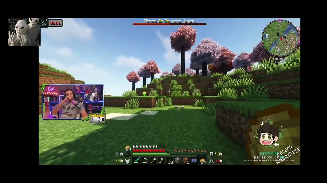 Auron asusta a Juan y Zorman🤣 y le roba las cosas a Juan🏃‍♀️