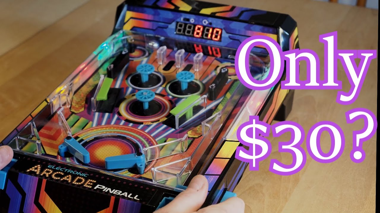 Electronic Arcade Pinball Review - is this $30 newly updated game the best value for home arcades?