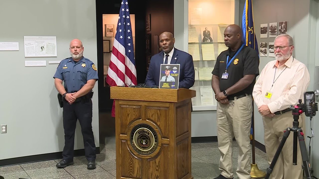 Kansas City, Kansas, officials provide update after death of Ofc. Hunter Simoncic