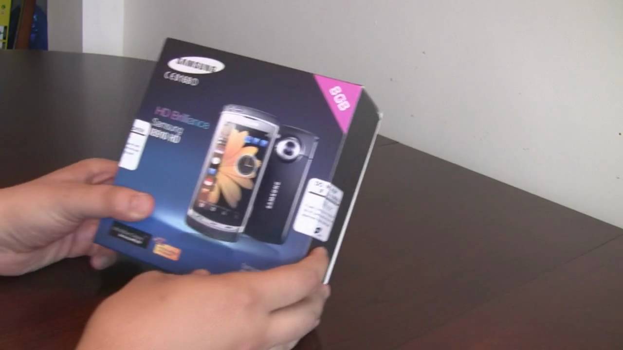 Samsung i8910 Omnia HD Unboxed