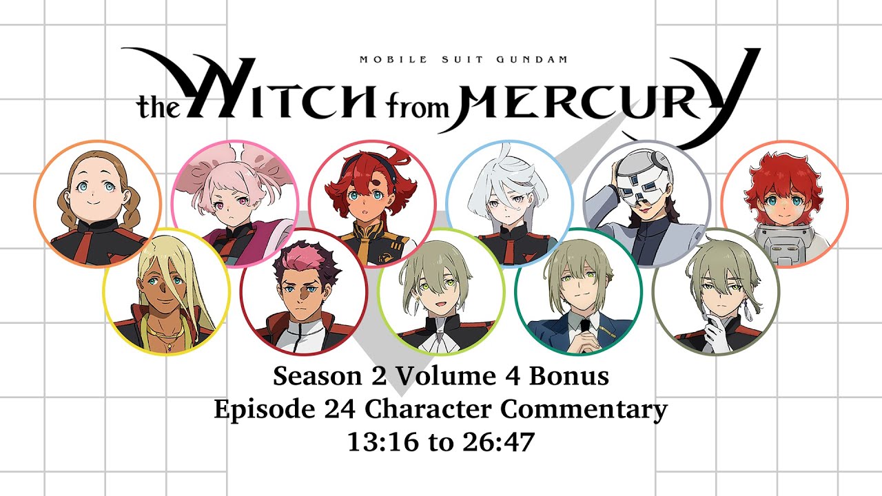 [ENG Sub] Ep24 Character Commentary - A Prince and The In-Laws (Gundam: Witch from Mercury)