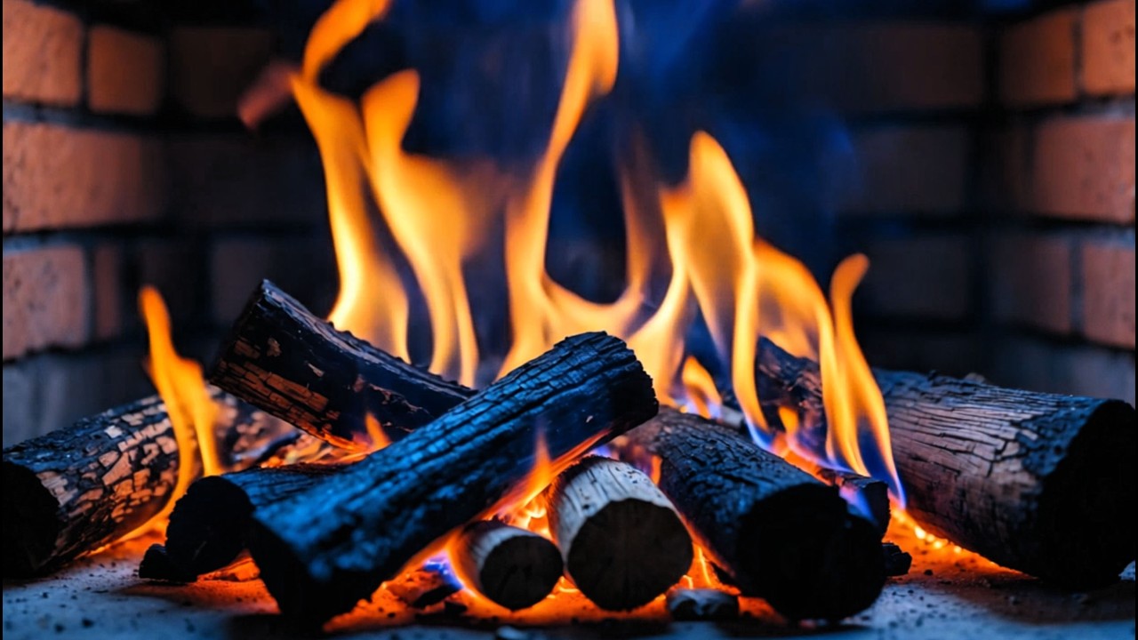 Relaxing Fireplace 4K Ultra HD | Crackling Fire Sounds for Deep Sleep & Calm