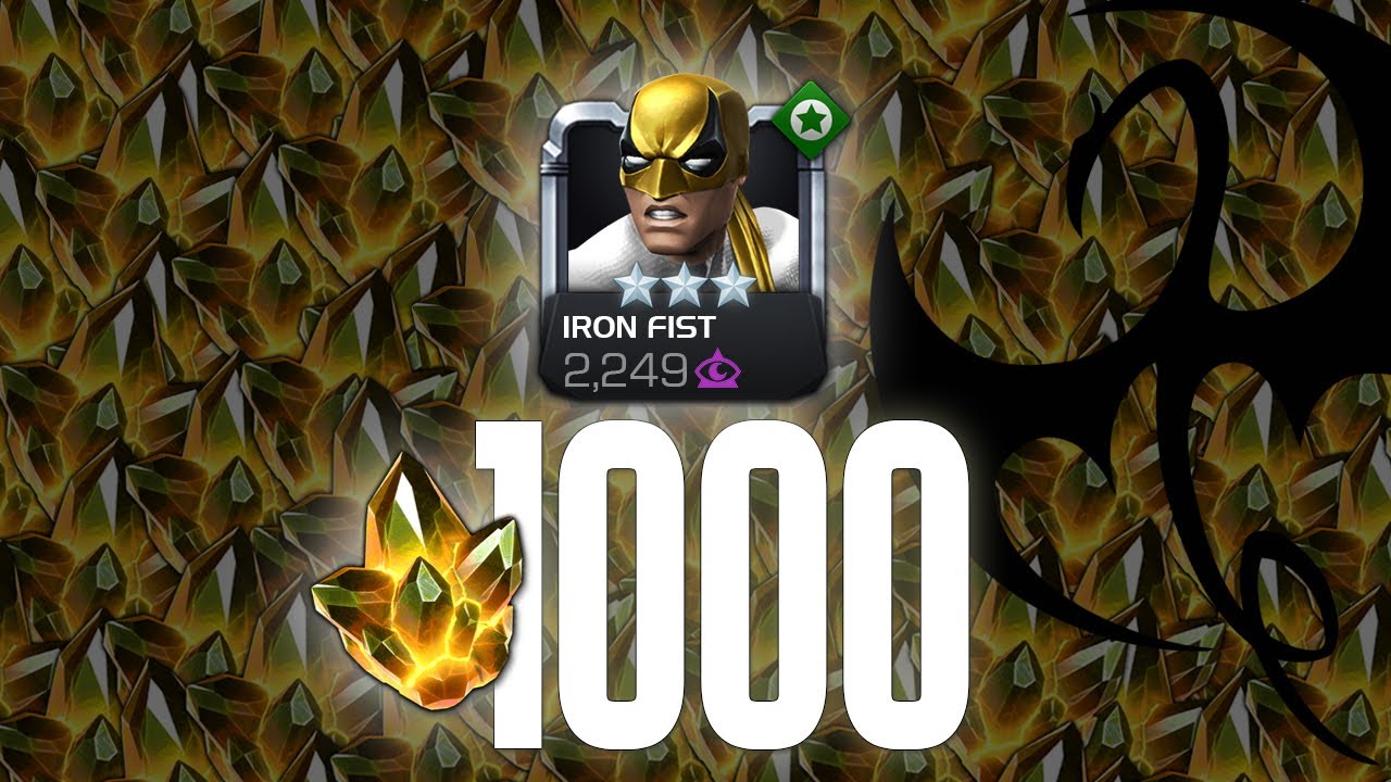 1000 попыток получить Бессмертного Железного Кулака | Marvel Contest of Champions