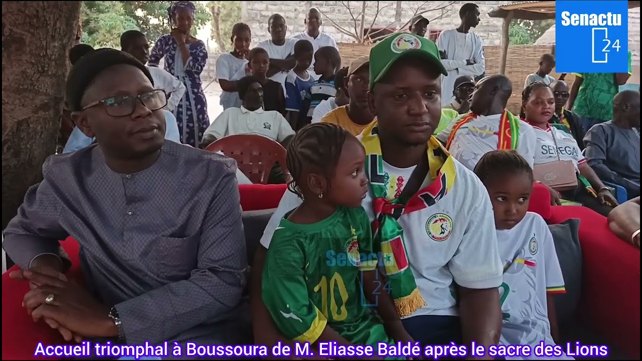 Les populations de Boussoura et environ ont  accueilli  ELIASSE BALDE après le sacre des LIONS
