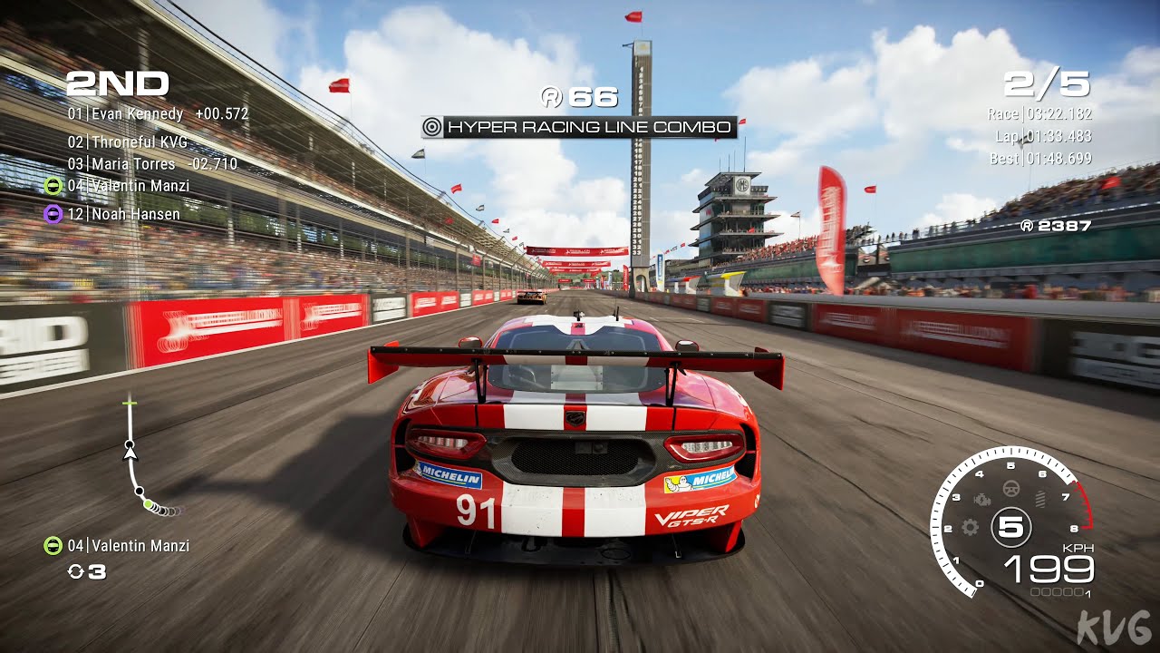 GRID Legends - Indianapolis (Sport Circuit B) - Gameplay (PC UHD) [4K60FPS]