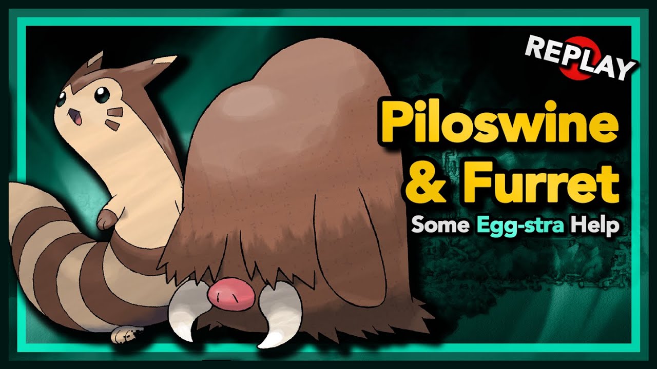 🔴 REPLAY - Piloswine & Furret Redone - How fast can I beat Pok&eacute;mon Crystal? - EGG MOVE REDO RUNS