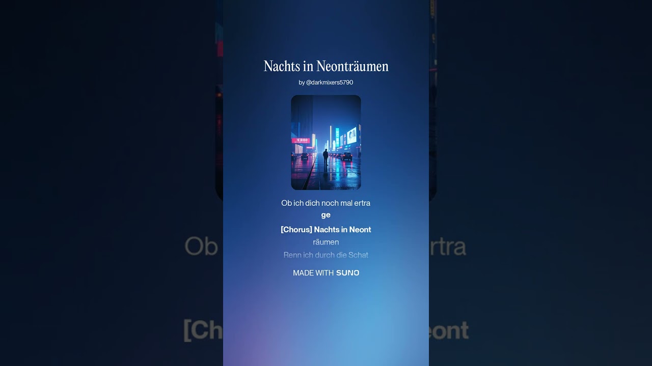 Nachts in Neontraumen