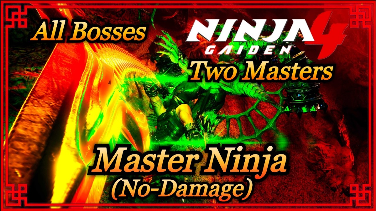 NG4 Two Masters All Bosses Master Ninja (No-Damage)