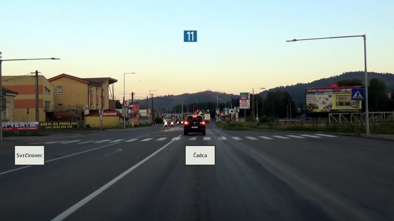 🇸🇰 I/11: Svrčinovec - Čadca (2,5x)