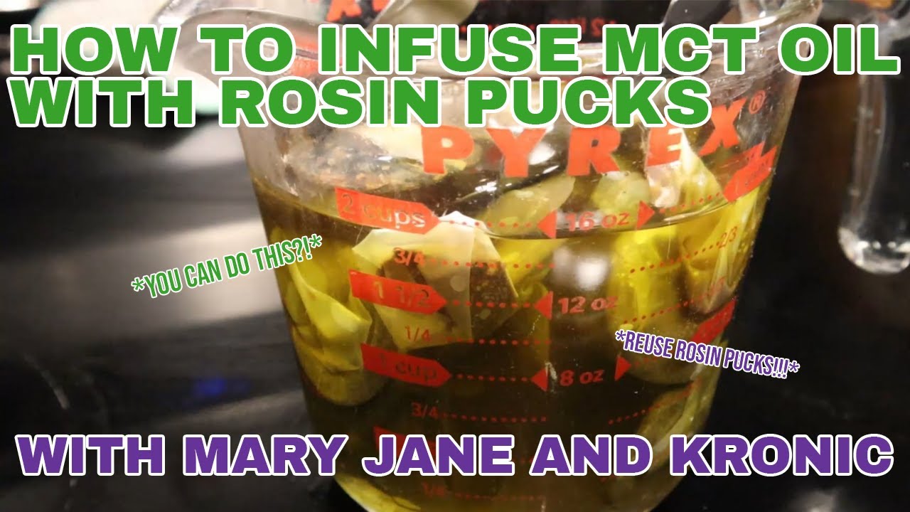 How To Infuse MCT Oil with Rosin Pucks