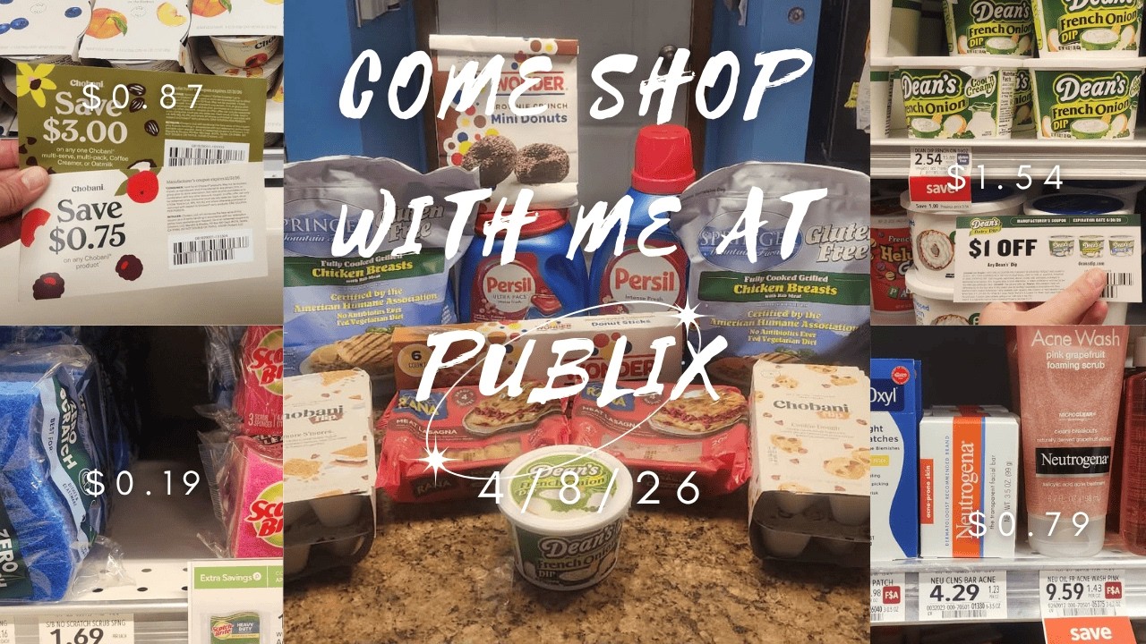 Приходите со мной за покупками в Publix 8 апреля 2026 года! На этой неделе в Publix действуют выг...