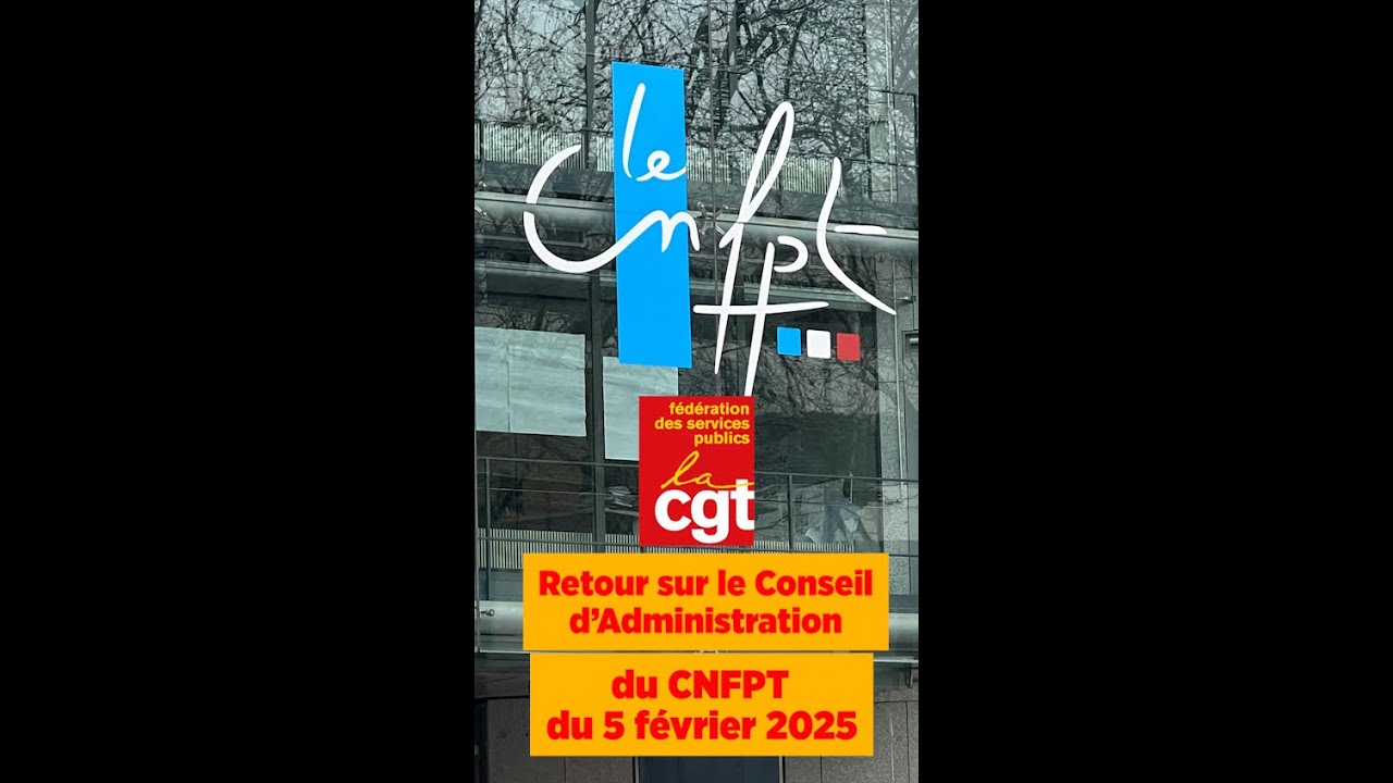CNFPT - Retour sur le Conseil d'administration du 5 février 2025