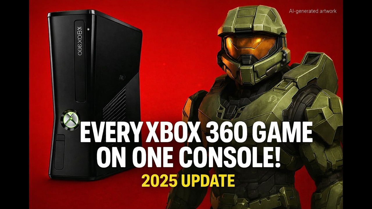 Every Xbox 360 Game on One Console (RGH) &mdash; 2025 Update + Christmas Special ($450)