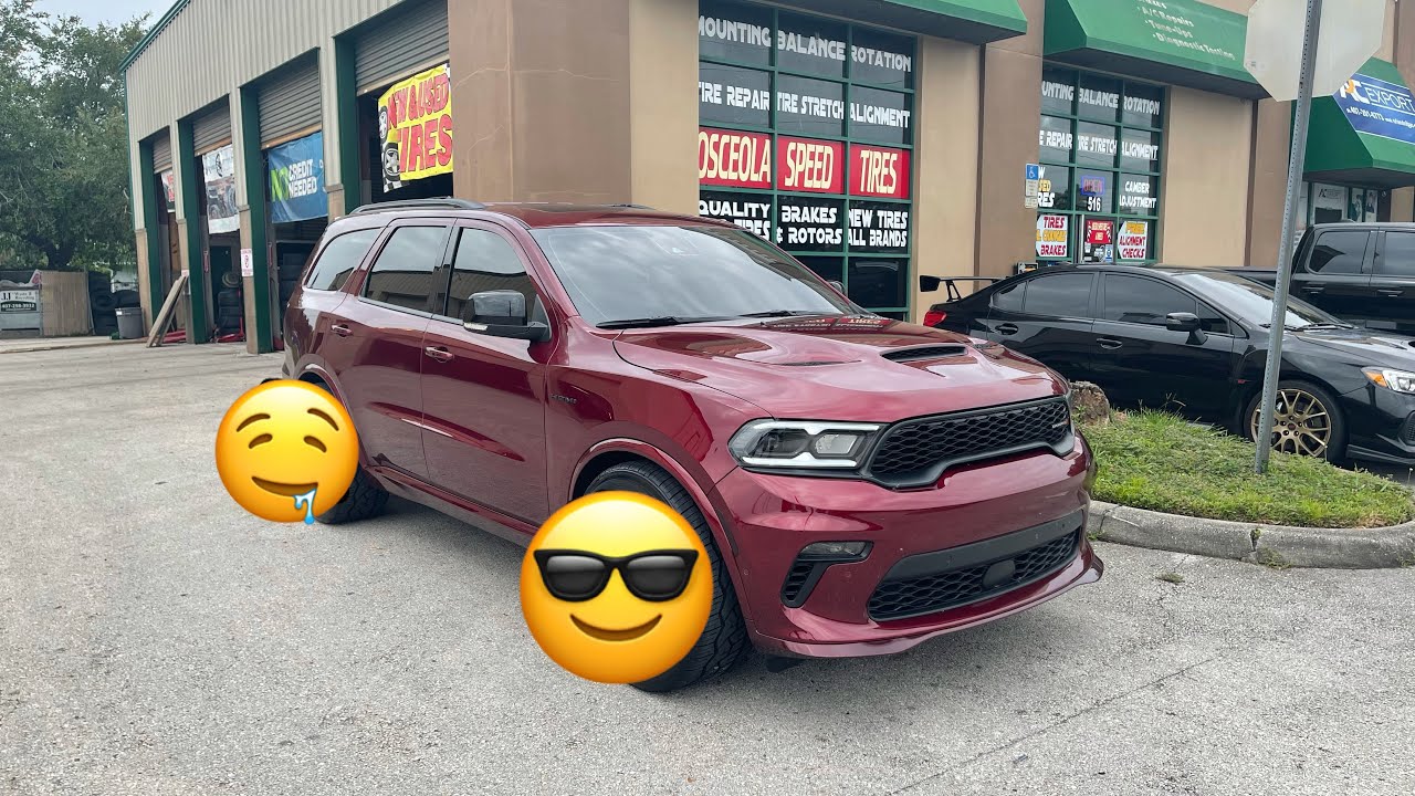 Новые диски на моём Dodge Durango R/T 2021 года... Наконец-то установил, и они идеально подошли! ...