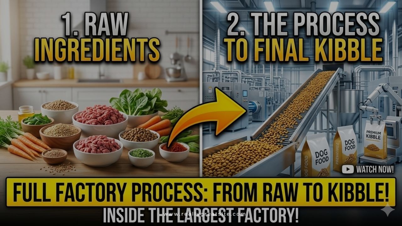 How Dog Food Is Made in The Factory: Inside The Largest Dog Food Factory (Full Process)