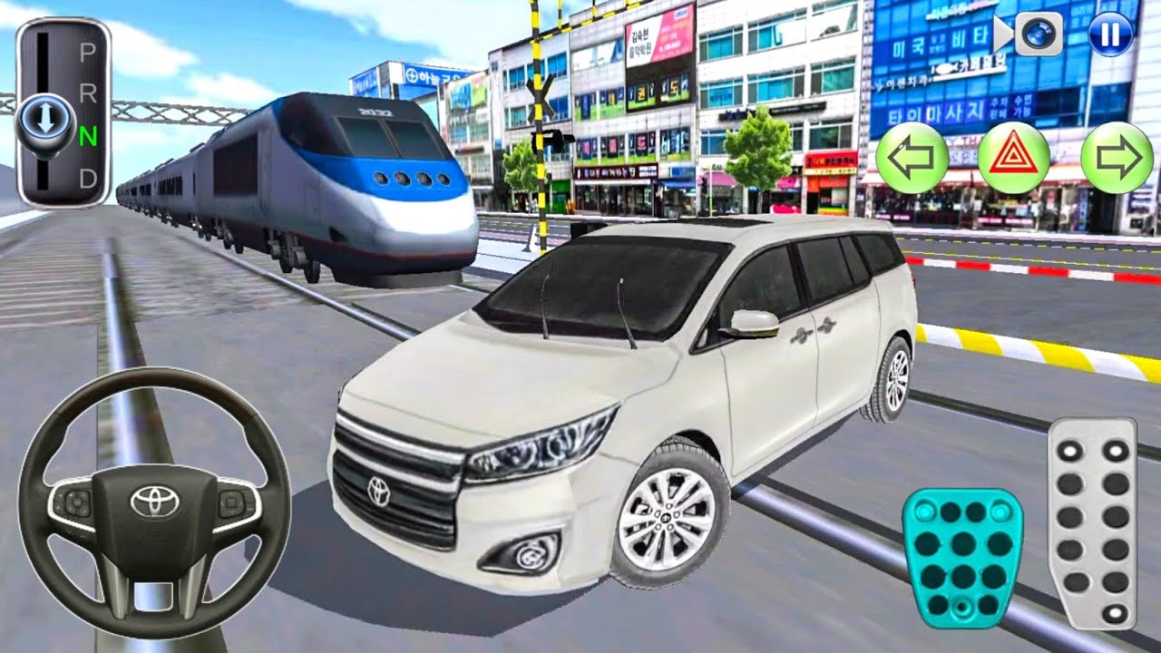 New Сar Toyota Innova vs Bullet Train - 3D Driving Class 2025 - Android iOS gameplay