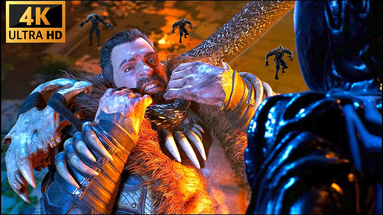 [PS5]SYMBIOTE SUIT PETER VS KRAVEN BOSS FIGHT(NG+)-Marvel's Spider-Man 2 (4K) ULTRA HD