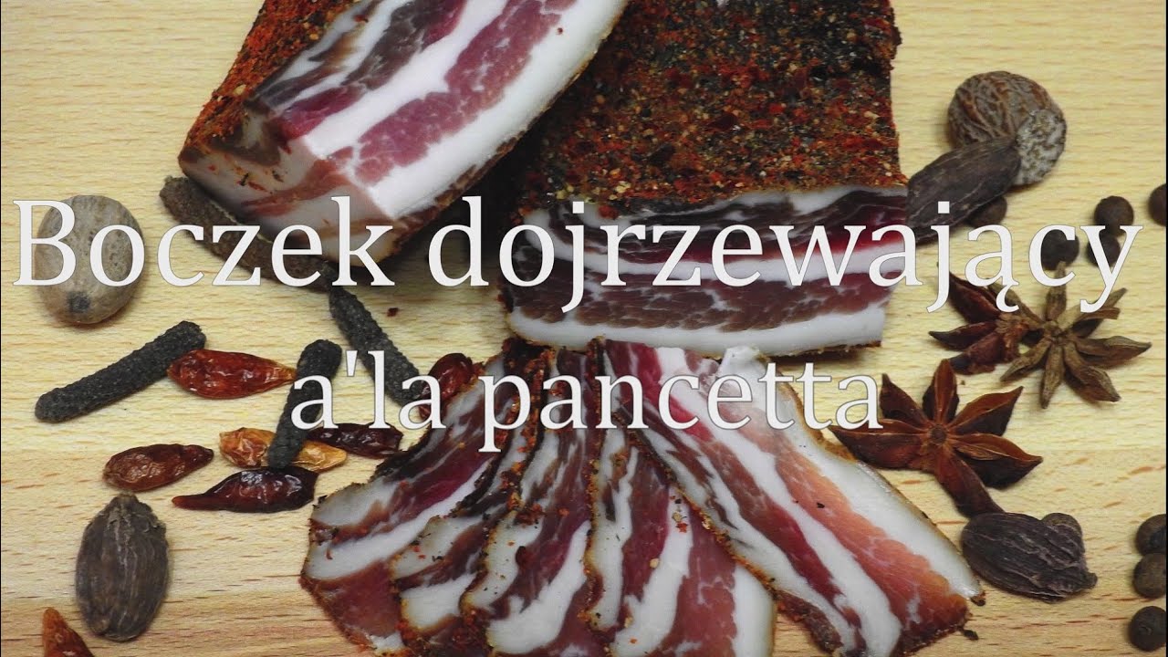 Boczek dojrzewający II Pancetta - SauteSzkołaGotowania
