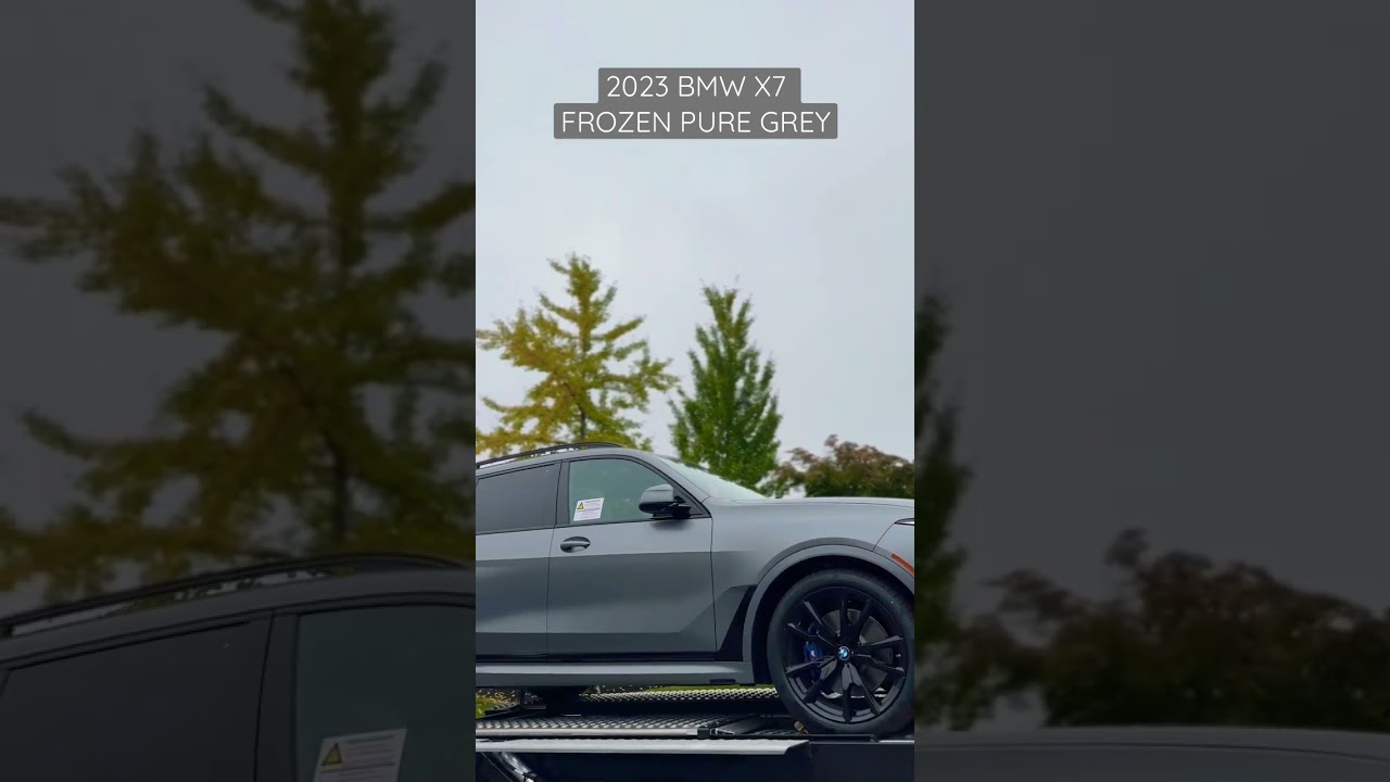 2023 BMW X7 Frozen Pure Grey Metallic Matte Paint. M Sport LCI