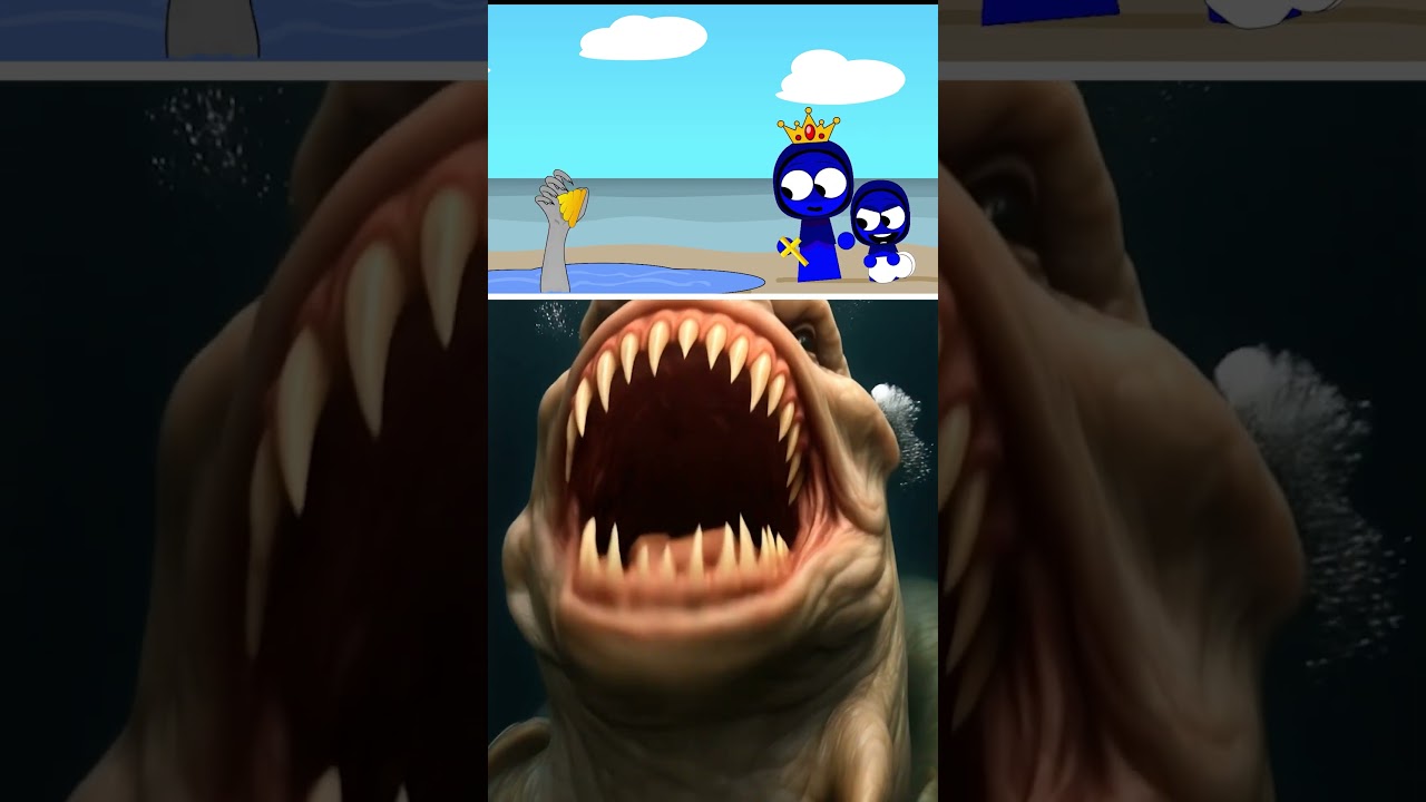 Incredibox Sprunki Sinner Edition: Sea hand Monster Original vs Real Life #sprunki #monster #roblox
