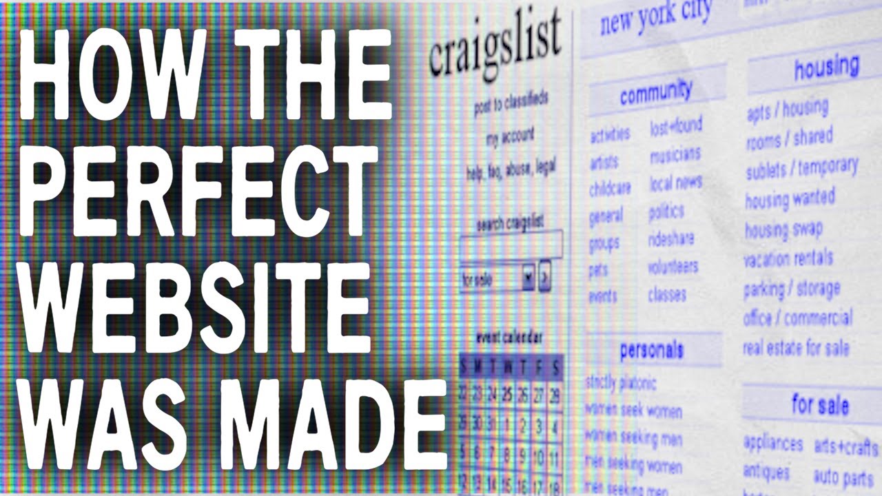 The Dark History of Craigslist - How One Website Shaped The Internet