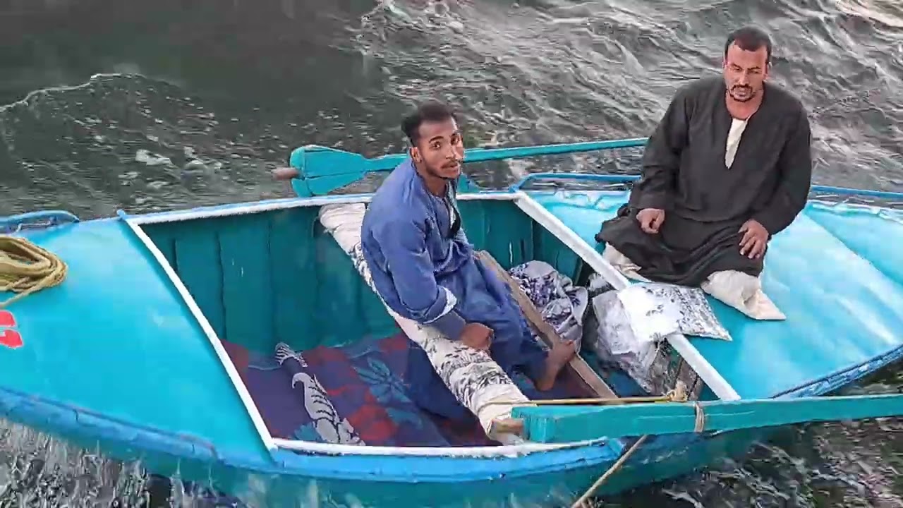 Vendeurs sur le Nil à Esna 