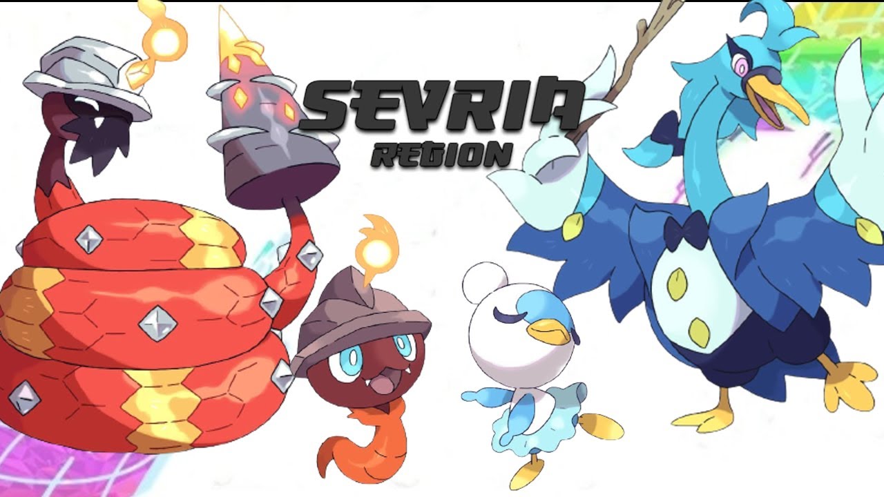 Complete Fakedex - Sevria Fakemon Region (Gen 10 Pokemon Inspiration)