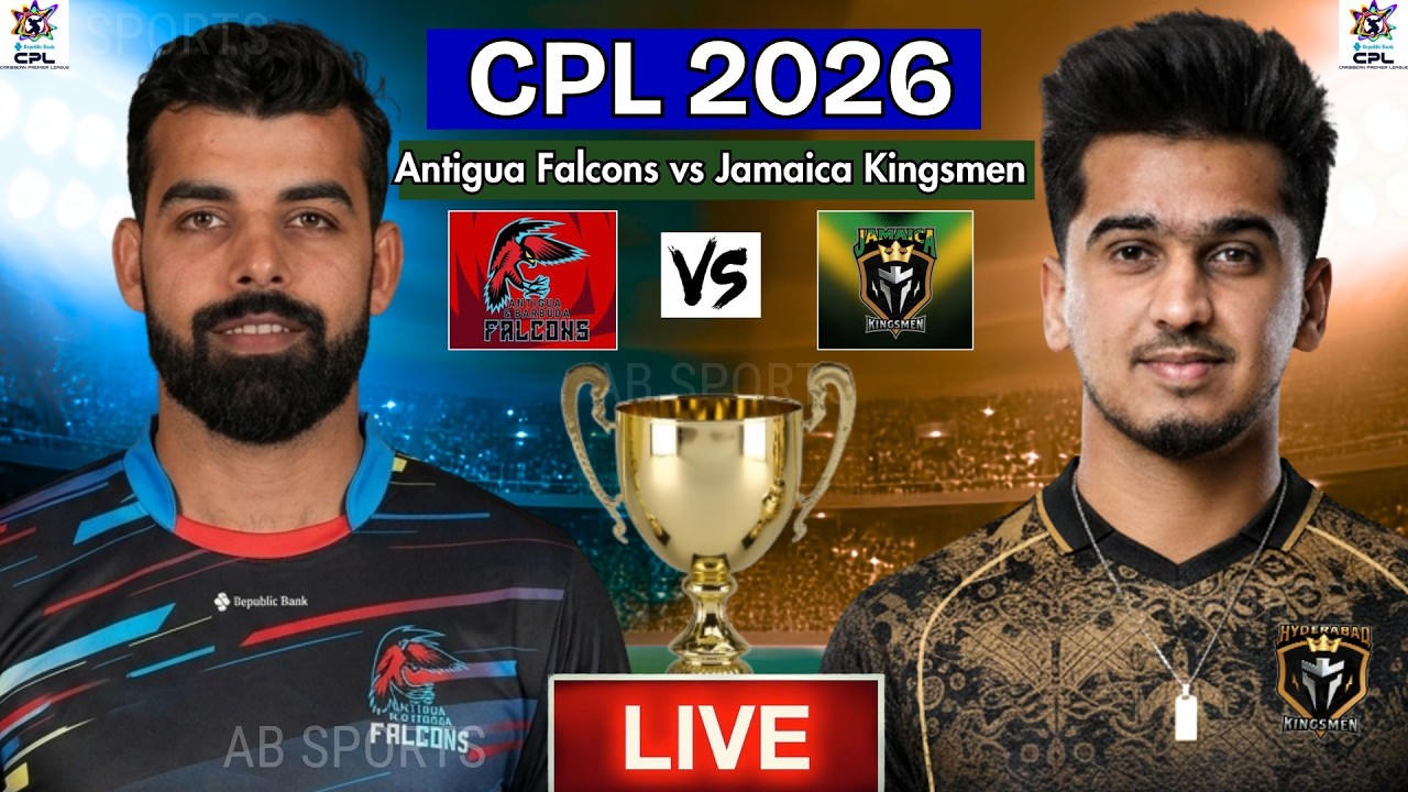 CPL 2026 1. mecz NA ŻYWO | Jamaica Kingsmen vs Antigua & Barbuda Falcons | Zapowiedź i skład jede...