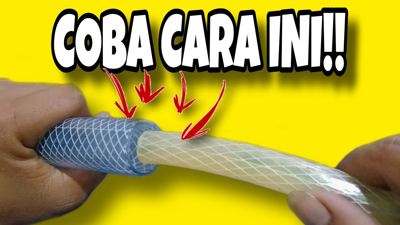 KENAPA BARU TERPIKIR SEKARANG‼️Cara menyambung selang yg beda ukuran
