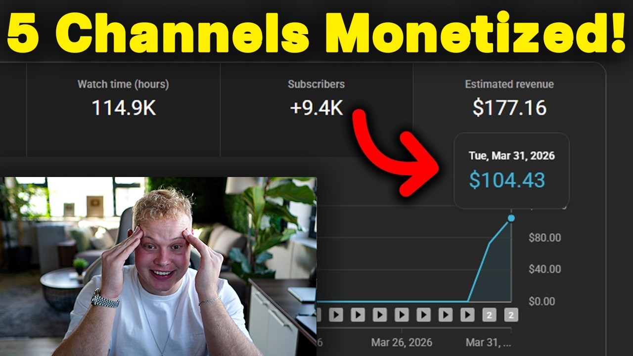 How I Monetized 5 New Faceless AI Channel in 10 Days