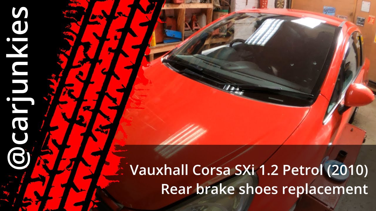 Vauxhall Corsa SXi 1.2 Petrol (2010) - Rear brake shoes replacement