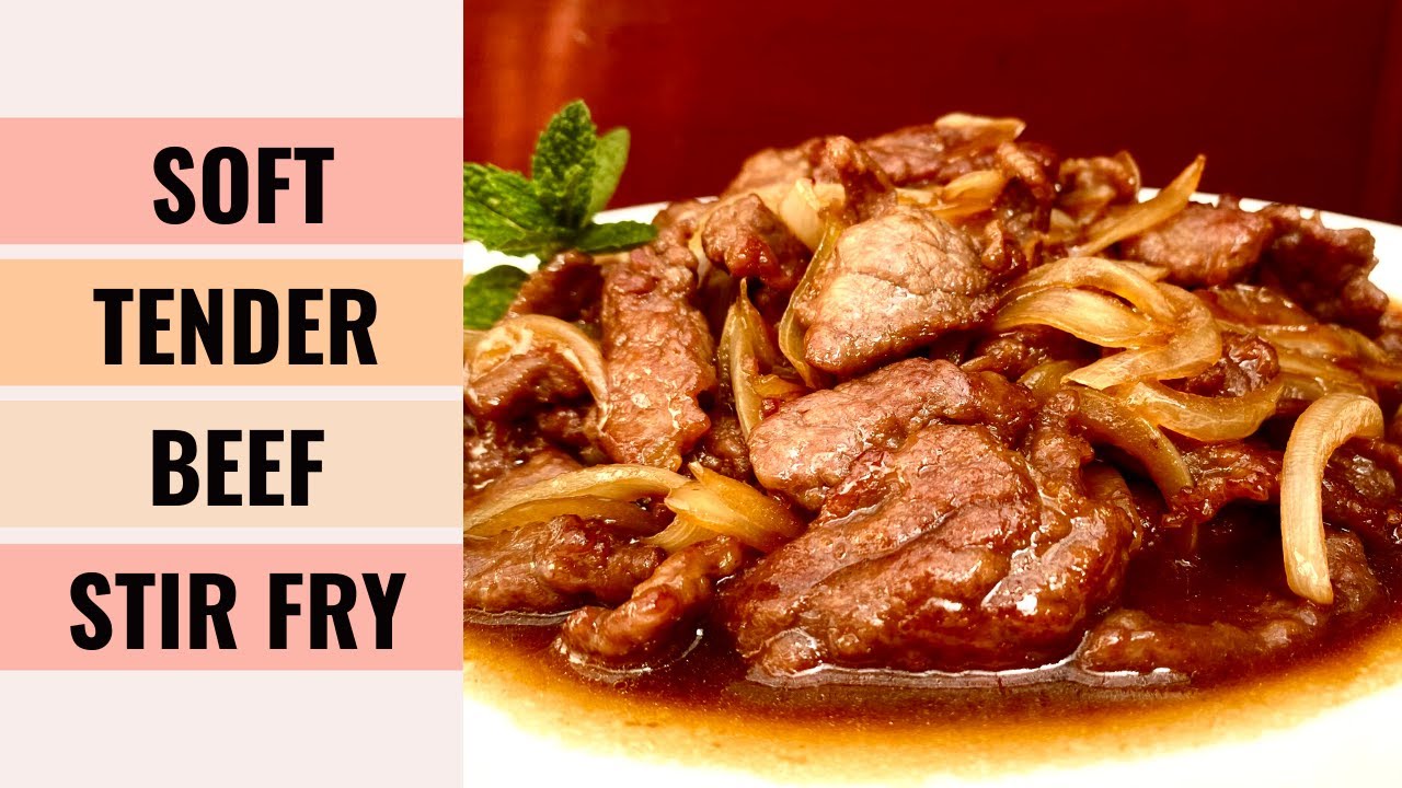 SOFT TENDER Beef With Onions Stir Fry | Cheap Cut | Aunty Mary Cooks 💕