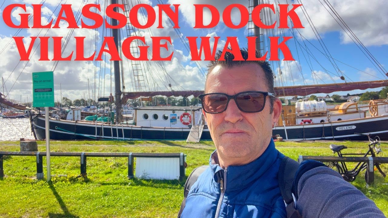 Walk Through Glasson Dock Village, Lancashire | River Lune, Estuary, Canal Path & Church Tour