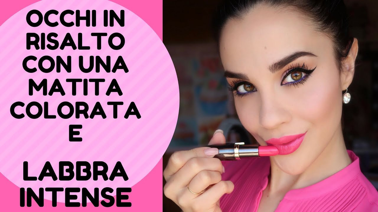 GRWM: COME VALORIZZARE IL COLORE DEGLI OCCHI CON UNA MATITA COLORATA E LABBRA INTENSE!