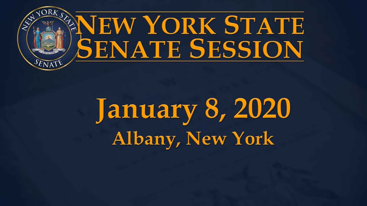 New York State Senate Session - 01/8/20