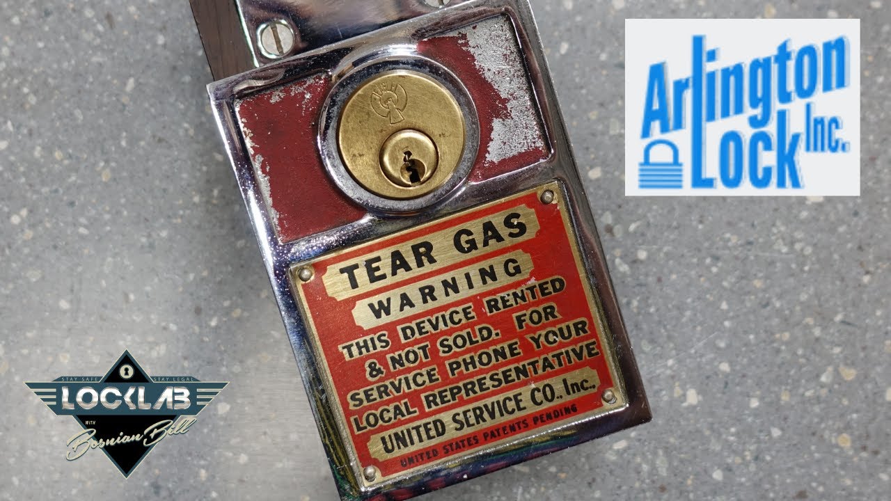 (1794) Lock Booby-Trapped w/Tear Gas!